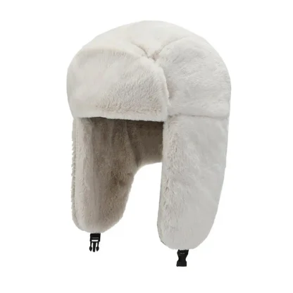 Trapper Hat with Buckle on Ear Flaps - Image 7