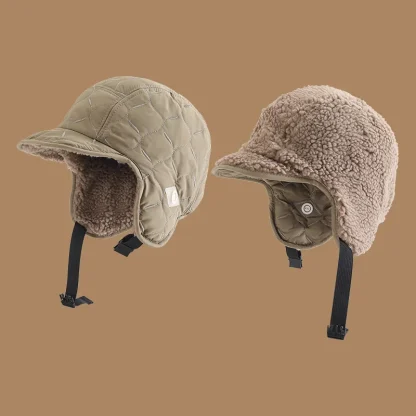 Warm Brimmed Reversible Aviator Hat - Image 11