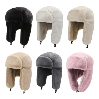 Thickened Ushanka with Cozy Ear Flaps - Image 14