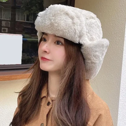 Thickened Ushanka with Cozy Ear Flaps - Image 3