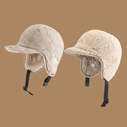 Warm Brimmed Reversible Aviator Hat - Image 13