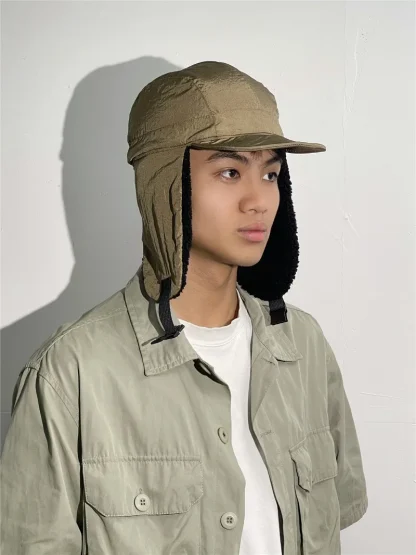 Outdoor Warm Trapper Hat with Brim - Image 6