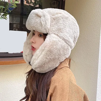 Thickened Ushanka with Cozy Ear Flaps