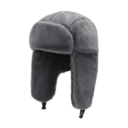 Trapper Hat with Buckle on Ear Flaps - Image 10