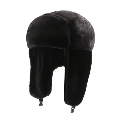 Trapper Hat with Buckle on Ear Flaps