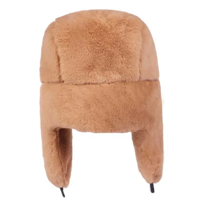 Simple Plain Color Ushanka with Ear Flaps - Image 12