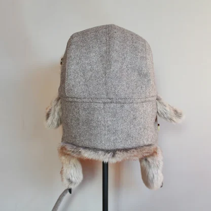 Casual Aviator Hat with Adjustable Buckle - Image 2