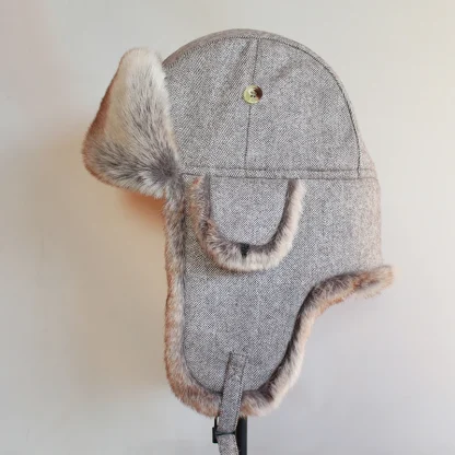 Casual Aviator Hat with Adjustable Buckle - Image 3