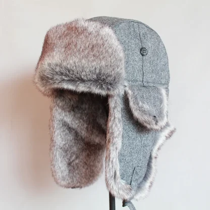 Casual Aviator Hat with Adjustable Buckle - Image 4