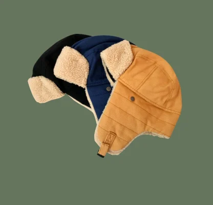 Windproof Aviator Hat with Warm Ear Protection - Image 7