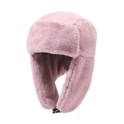 Thickened Warm Ushanka with Ear Flaps - Image 11